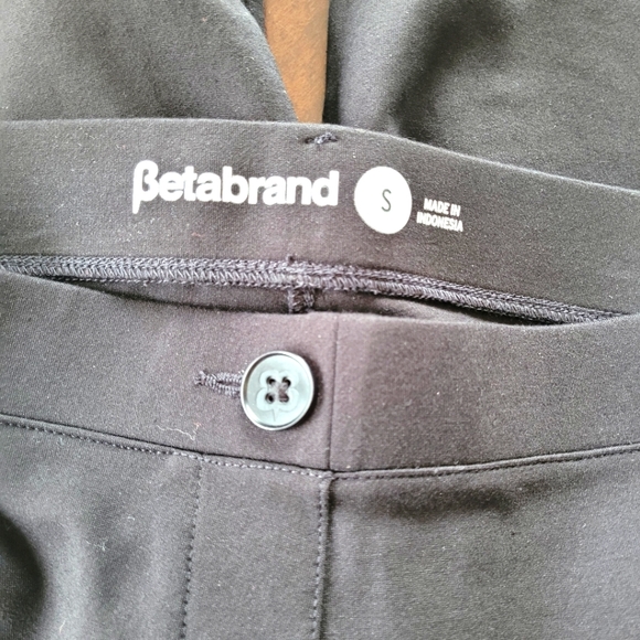 Betabrand | Black Strechy Dress Pants - Picture 3 of 4
